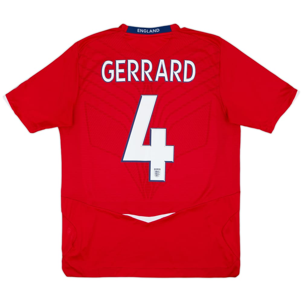 2008-10 England Away Shirt Gerrard #4 - 5/10 - (L)