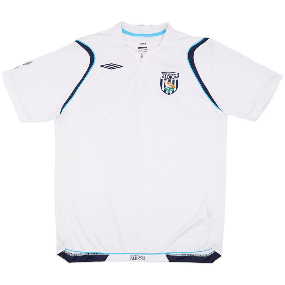 2007-08 West Brom Umbro 1/4 Zip Polo Shirt - 7/10 - (L)