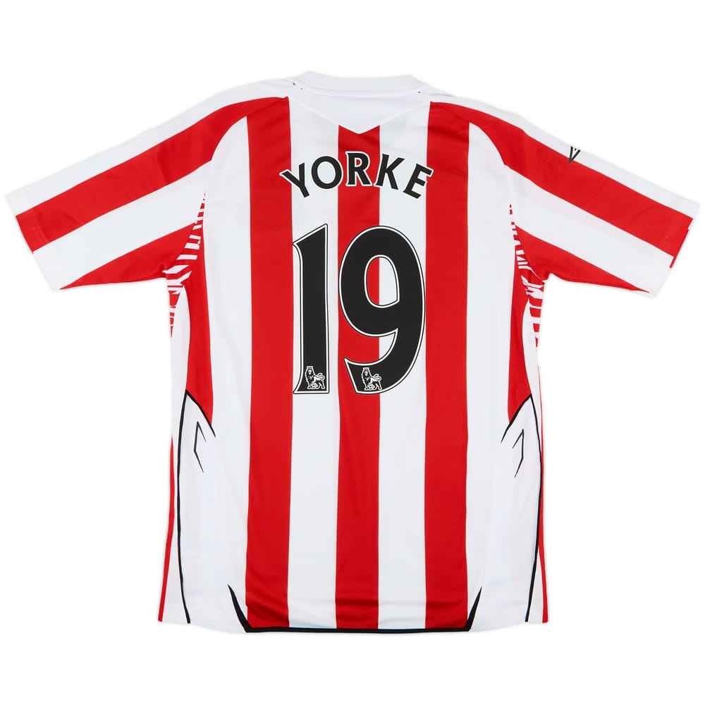 2007-08 Sunderland Home Shirt Yorke #19 - 7/10 - (M)
