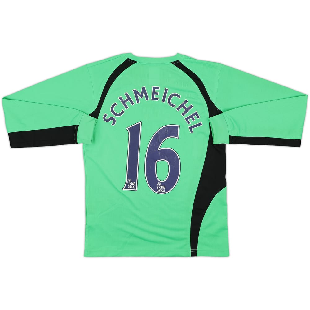 2008-09 Manchester City GK Shirt Schmeichel #16 - 7/10 - (XL.Boys)