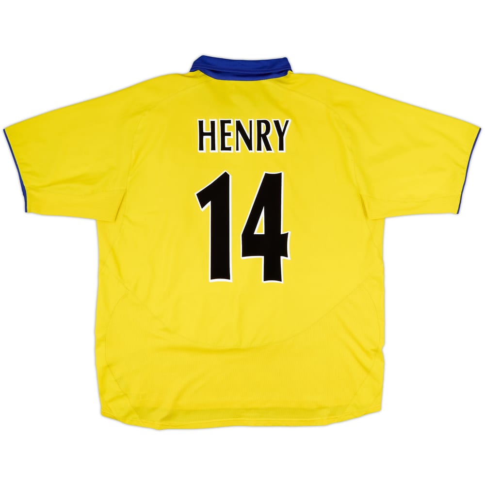 2003-05 Arsenal Away Shirt Henry #14 - 7/10 - (XXL)