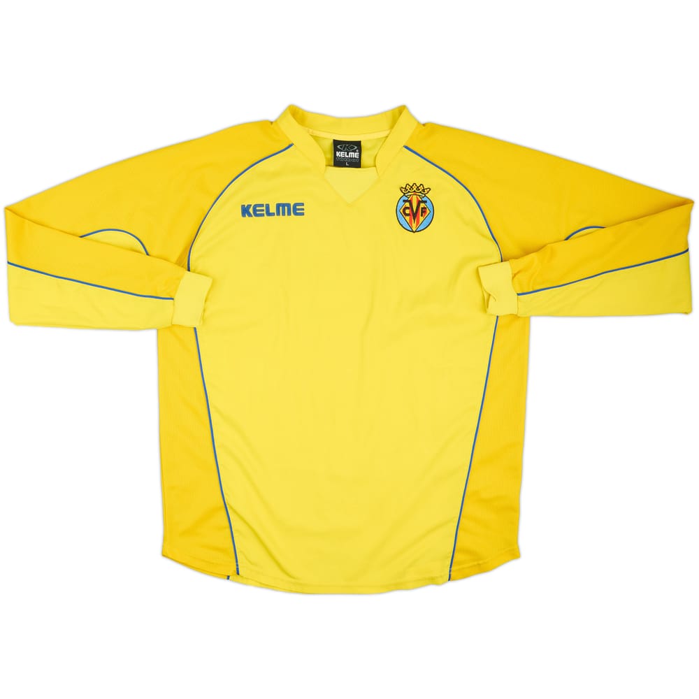 2003-04 Villarreal Home L/S Shirt - 7/10 - (L)