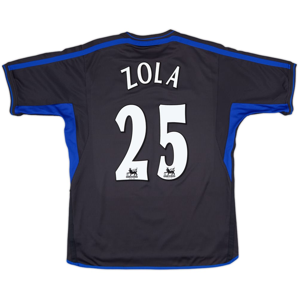 2002-04 Chelsea Away Shirt Zola #25 - 8/10 - (L)