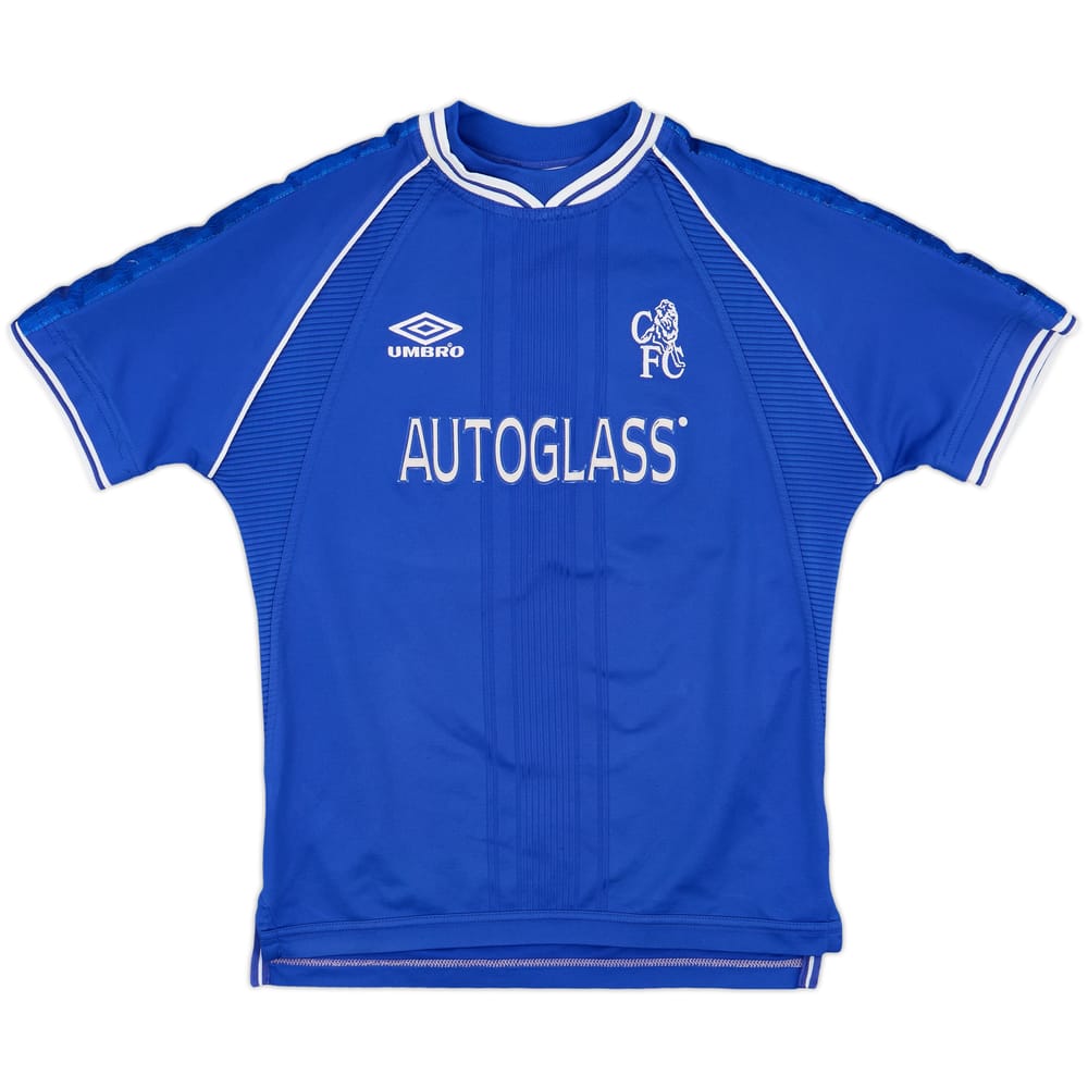 1999-01 Chelsea Home Shirt - 9/10 - (L.Boys)