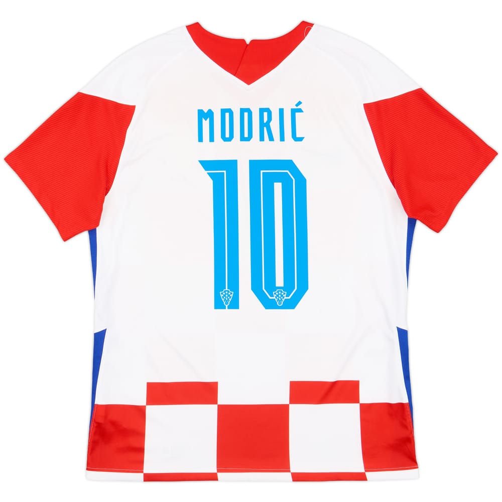 2020-21 Croatia Home Shirt Modric #10 - 8/10 - (L)