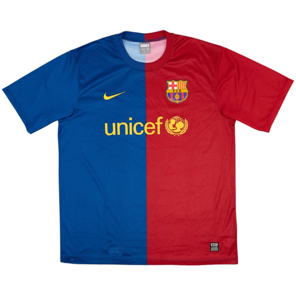 2006-07 Barcelona Basic Home Shirt - 9/10 - (L)