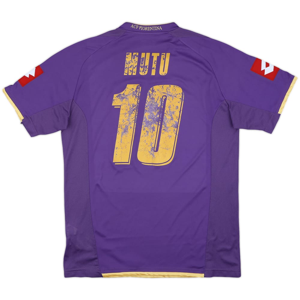 2007-08 Fiorentina Home Shirt Mutu #10 - 4/10 - (XXL)