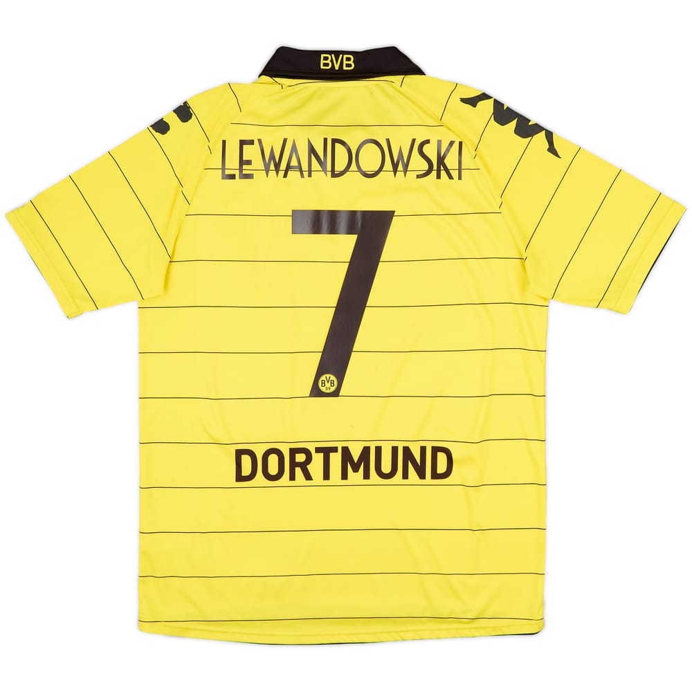 2010-11 Borussia Dortmund Home Shirt Lewandowski #7 - 6/10 - (L)