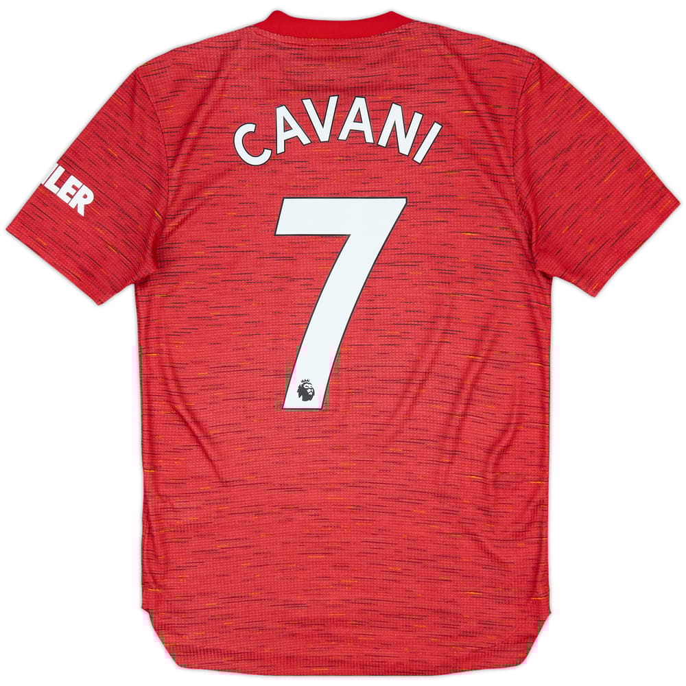 2020-21 Manchester United Authentic Home Shirt Cavani #7 - 9/10 - (XS)