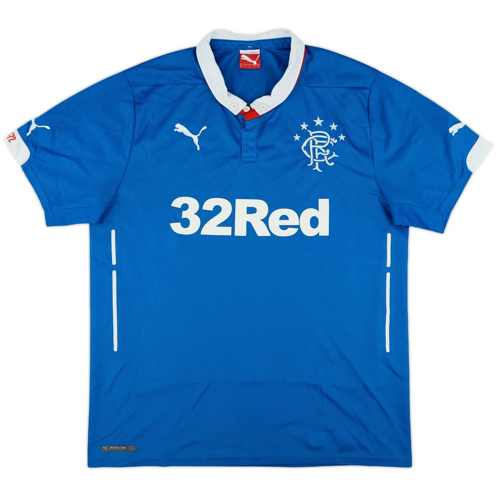 2014-15 Rangers Home Shirt - 8/10 - (L)