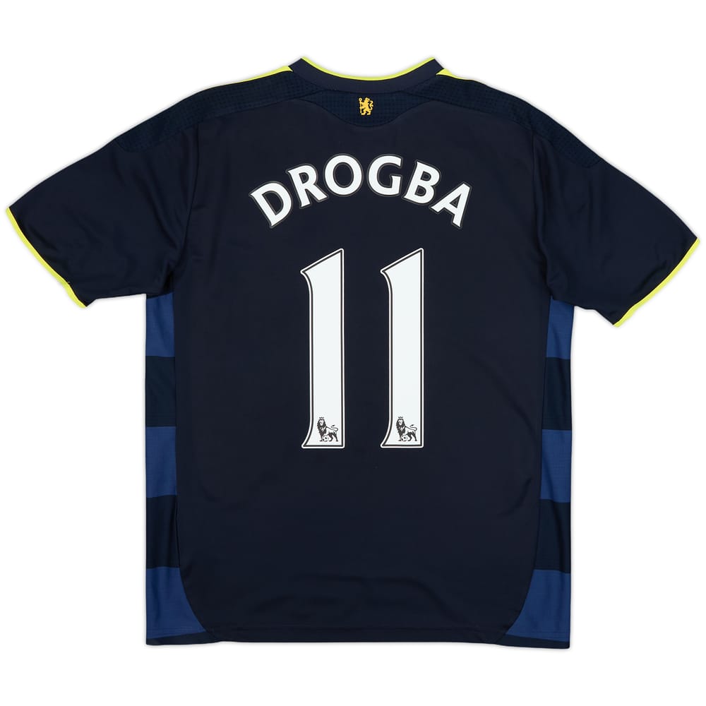 2009-10 Chelsea Away Shirt Drogba #11 - 8/10 - (XL.Boys)