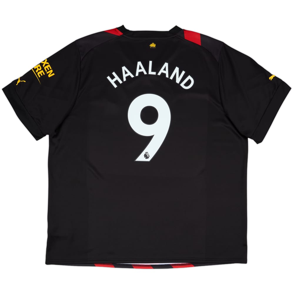 2022-23 Manchester City Away Shirt Haaland #9 - 10/10 - (3XL)