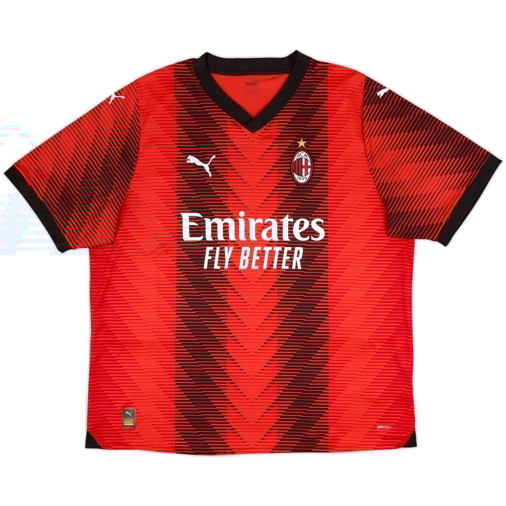 2023-24 AC Milan Home Shirt - 10/10 - (XXL)