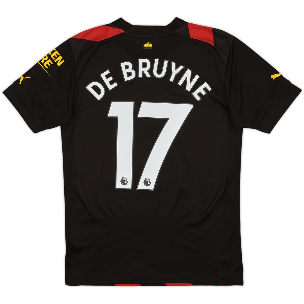 2022-23 Manchester City Away Shirt De Bruyne #17 - 9/10 - (S)