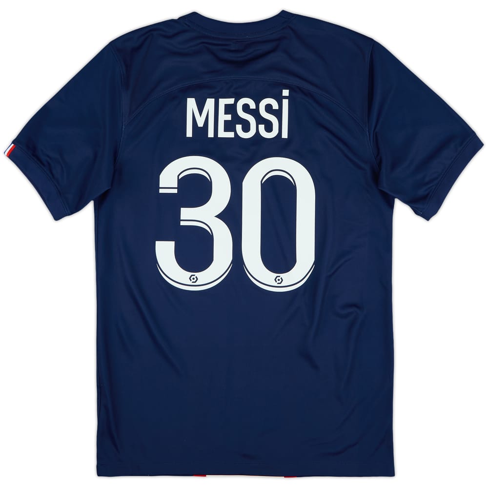 2022-23 Paris Saint-Germain Home Shirt Messi #30 - 9/10 - (S)