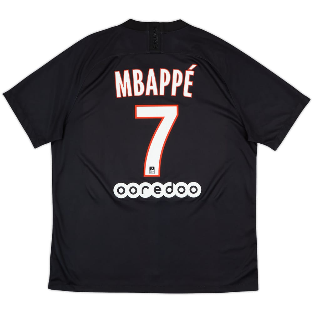 2019-20 Paris Saint-Germain Fourth Shirt Mbappe #7 - 9/10 - (XL)