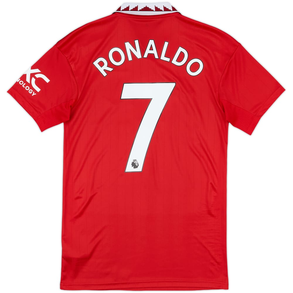 2022-23 Manchester United Home Shirt Ronaldo #7 - 8/10 - (XS)