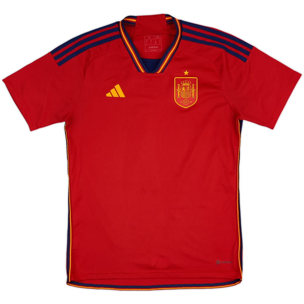 2022-23 Spain Home Shirt - 8/10 - (M)