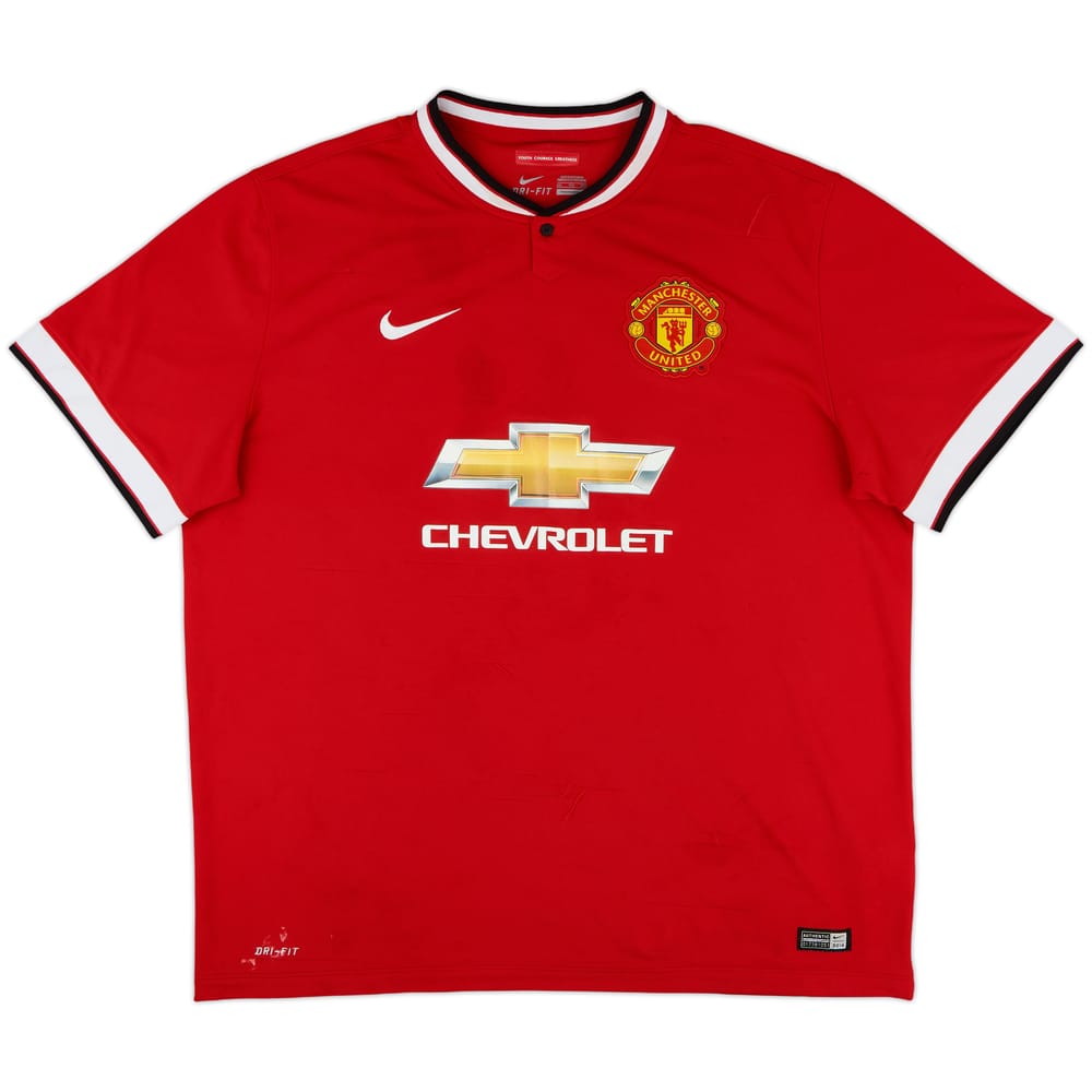 2014-15 Manchester United Home Shirt - 5/10 - (XXL)