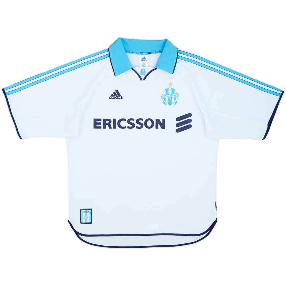 1998-99 Olympique Marseille Home Shirt Pires #7 - 7/10 - (M)