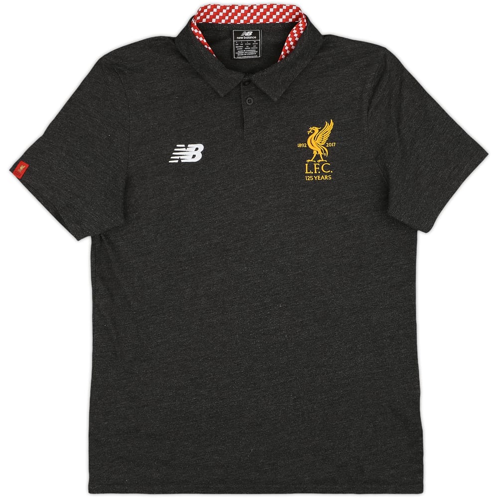 2017-18 Liverpool New Balance Polo Shirt - 8/10 - (L)