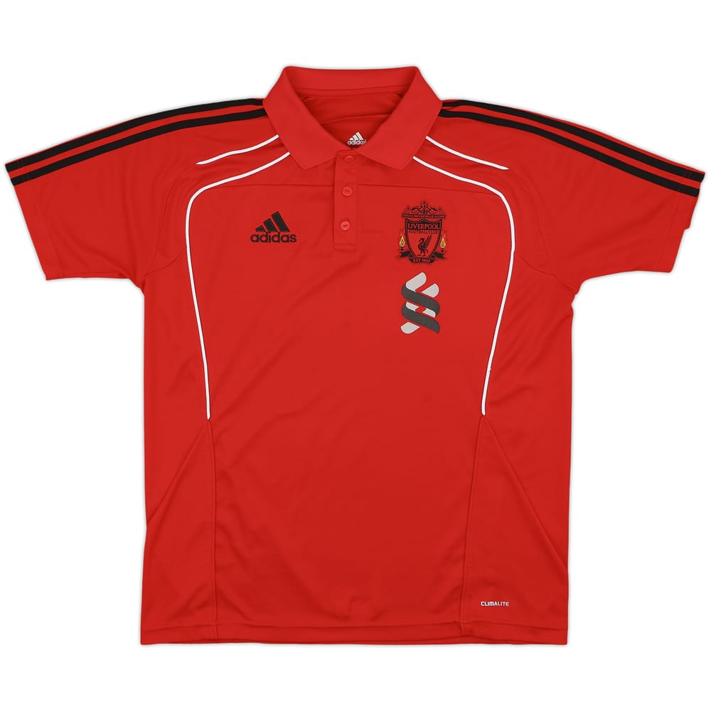 2010-11 Liverpool adidas Polo Shirt - 8/10 - (L)