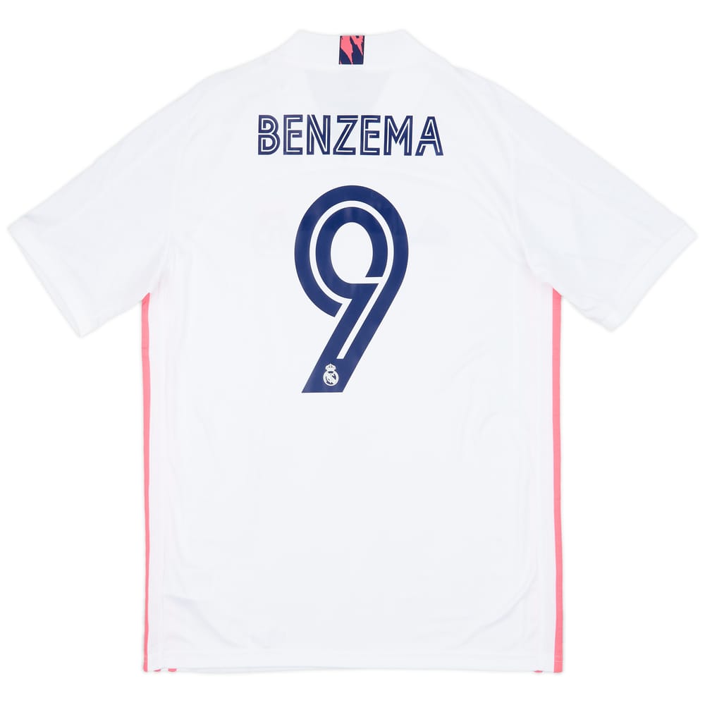 2020-21 Real Madrid Home Shirt Benzema #9 (L)
