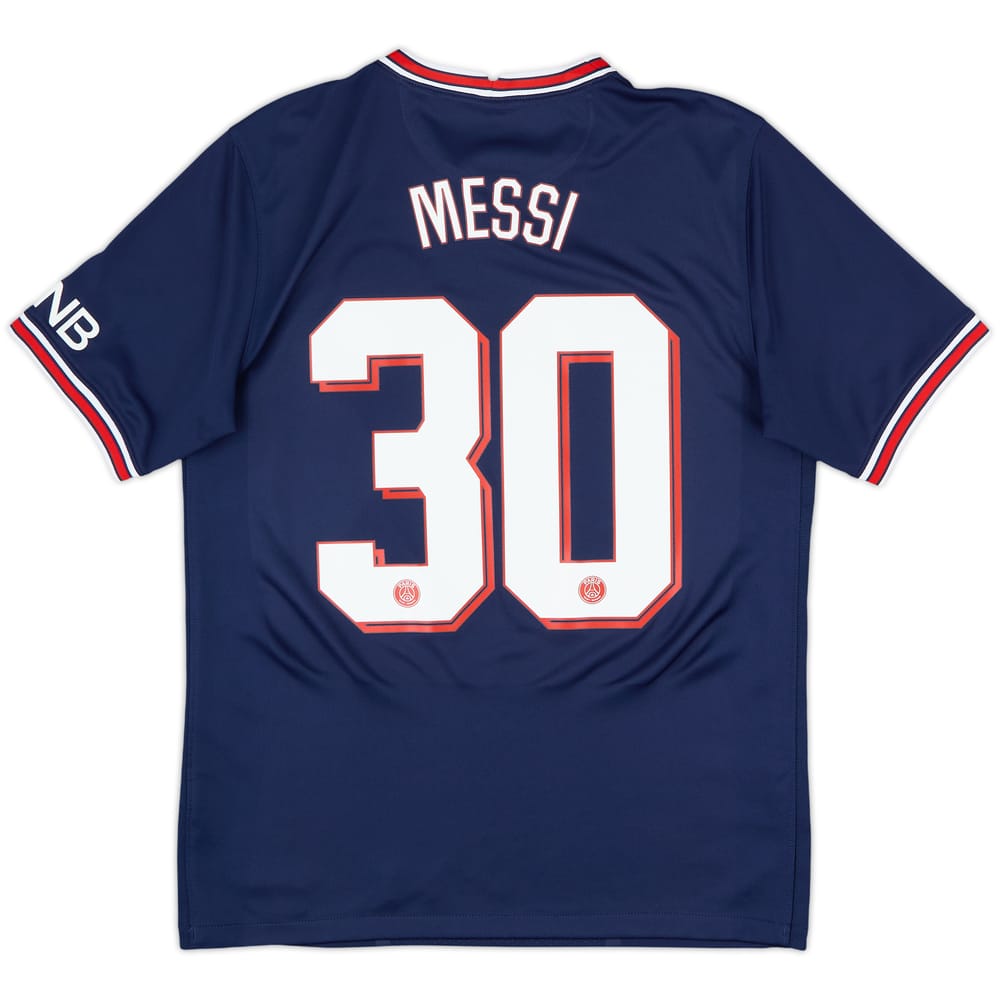 2021-22 Paris Saint-Germain Home Shirt Messi #30 - 10/10 - (M)