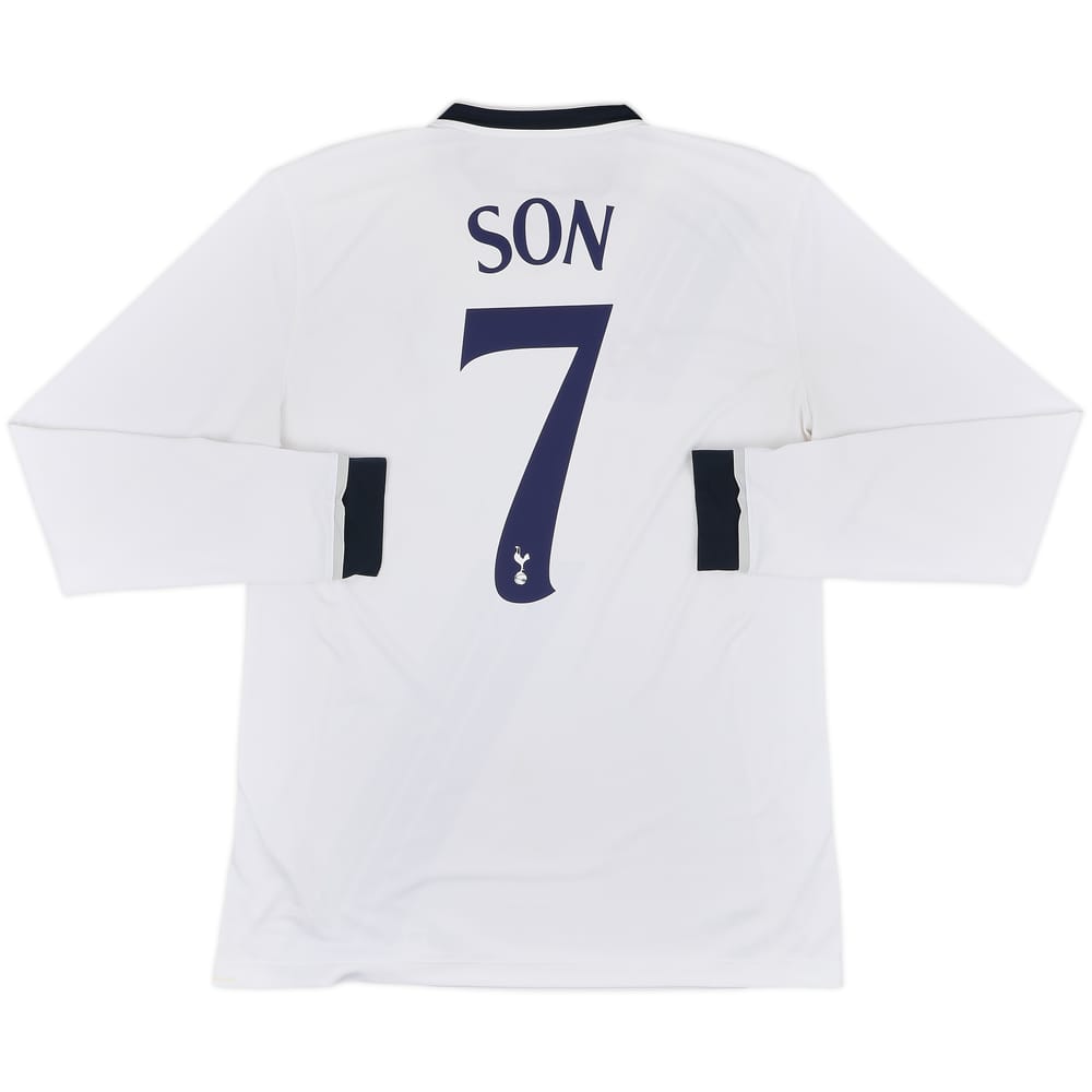 2015-16 Tottenham Home L/S Shirt Son #7 - 8/10 - (L)
