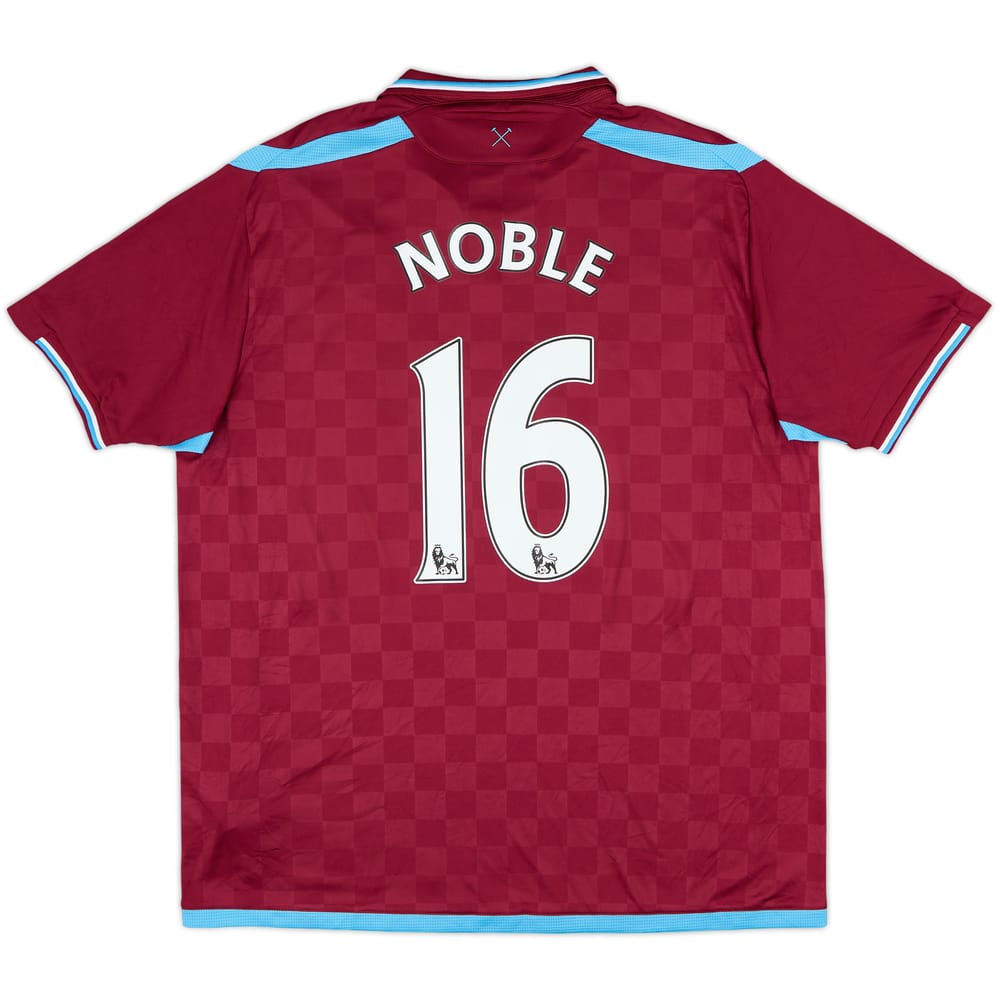 2009-10 West Ham Home Shirt Noble #16 - 8/10 - (XL)