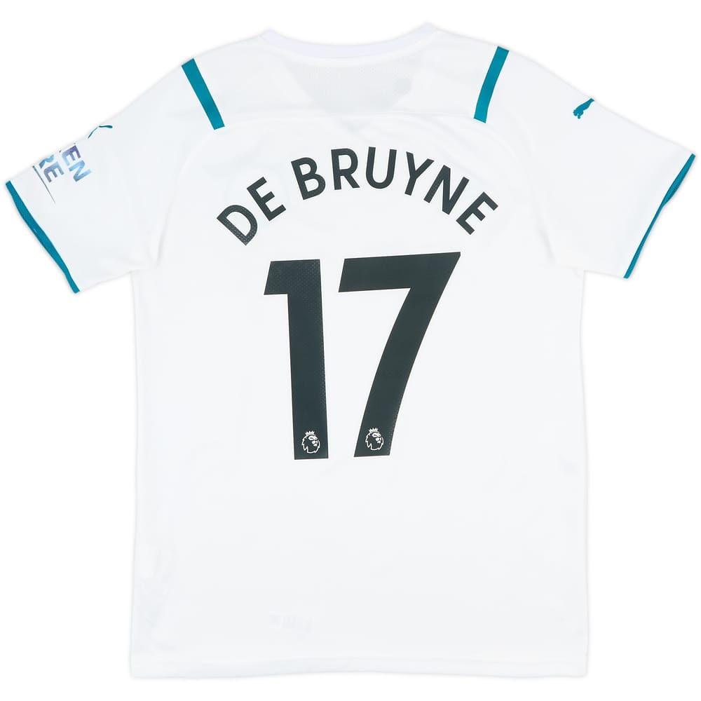 2021-22 Manchester City Away Shirt De Bruyne #17 - 9/10 - (L)