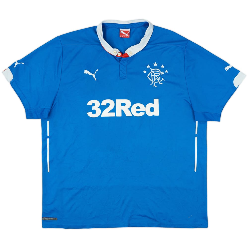 2014-15 Rangers Home Shirt - 6/10 - (XXL)