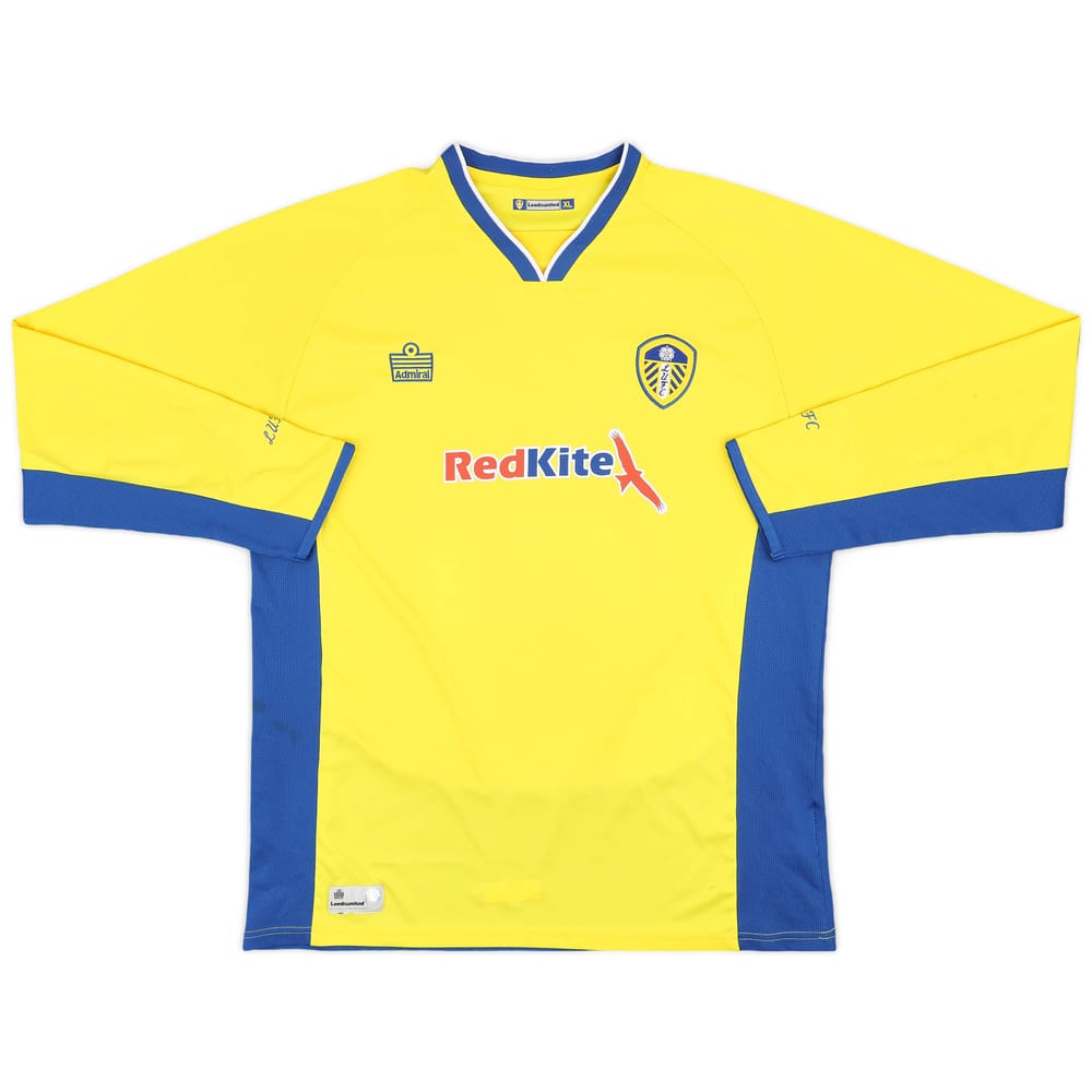 2007-08 Leeds United Away L/S Shirt - 7/10 - (XL)