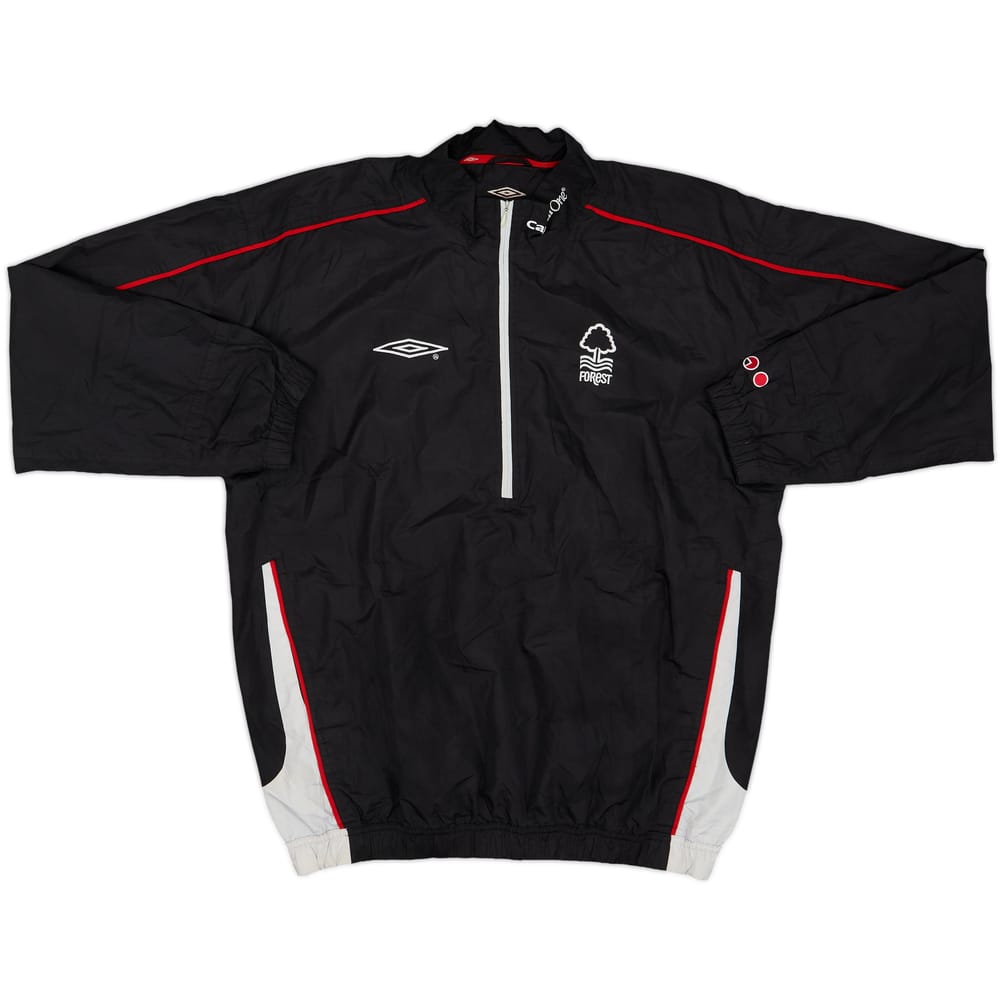 2006-07 Nottingham Forest Umbro 1/4 Zip Training Top - 8/10 - (L)