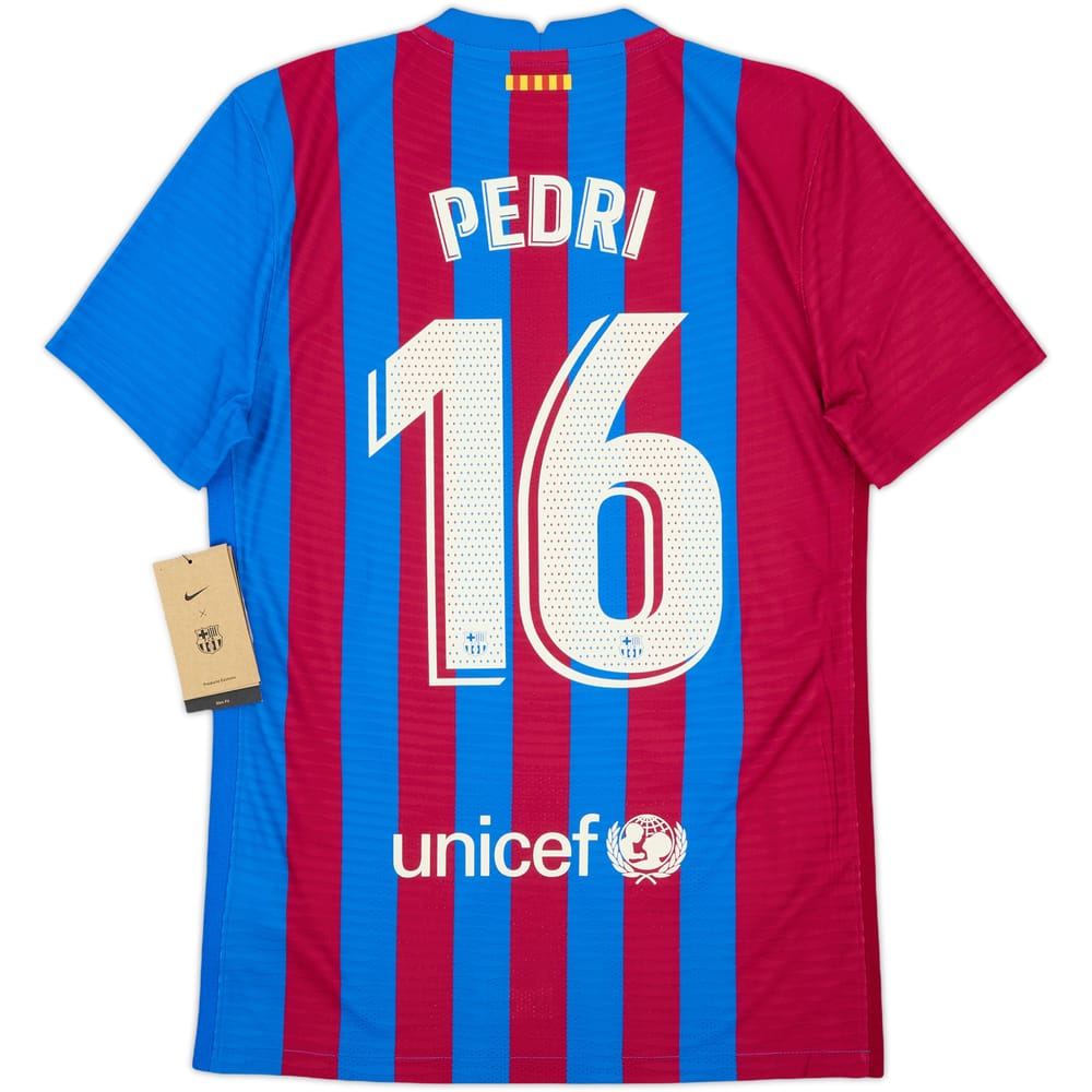 2021-22 Barcelona Authentic Home Shirt Pedri #16 (S)
