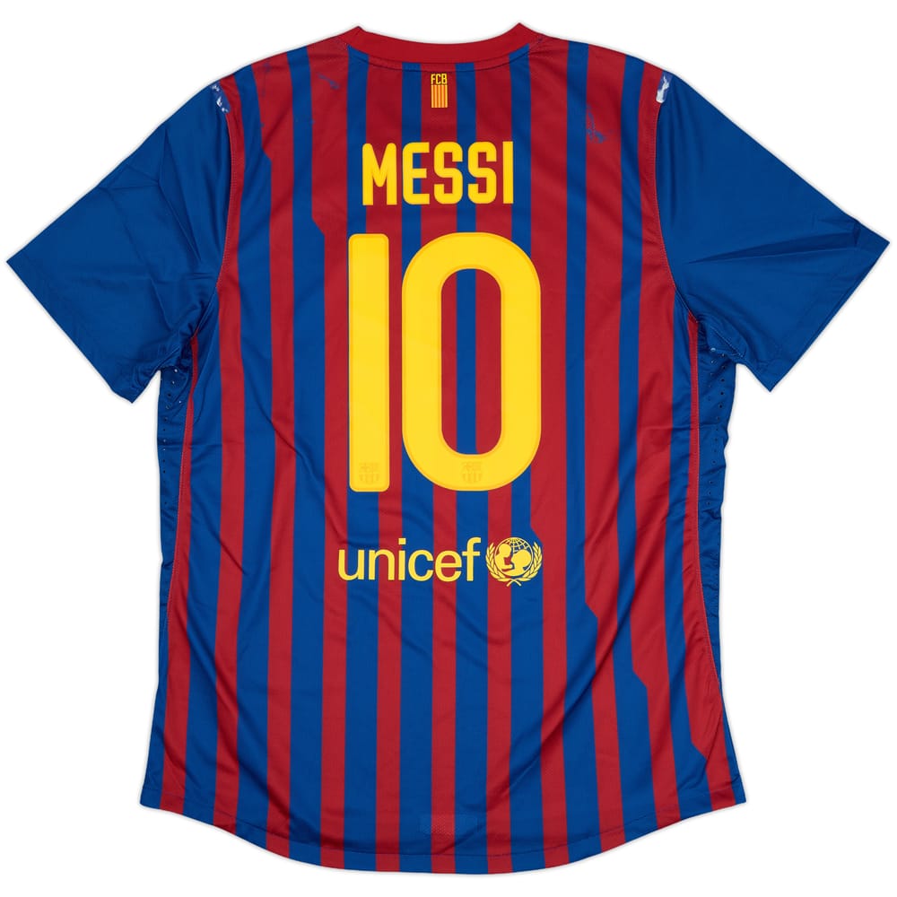 2011-12 Barcelona Player Issue Home Shirt Messi #10 - 6/10 - (XL)