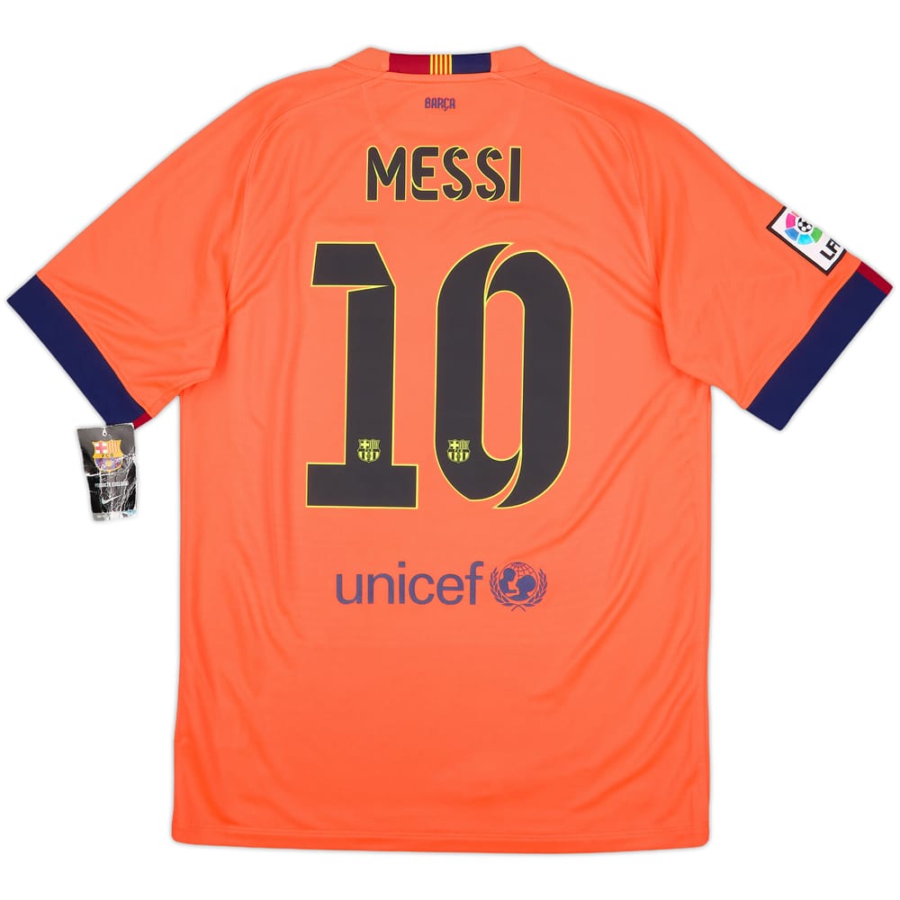 2014-15 Barcelona Away Shirt Messi #10 (M)