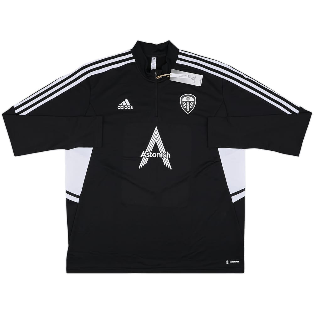 2022-23 Leeds United adidas 1/4 Zip Drill Top (XXL)
