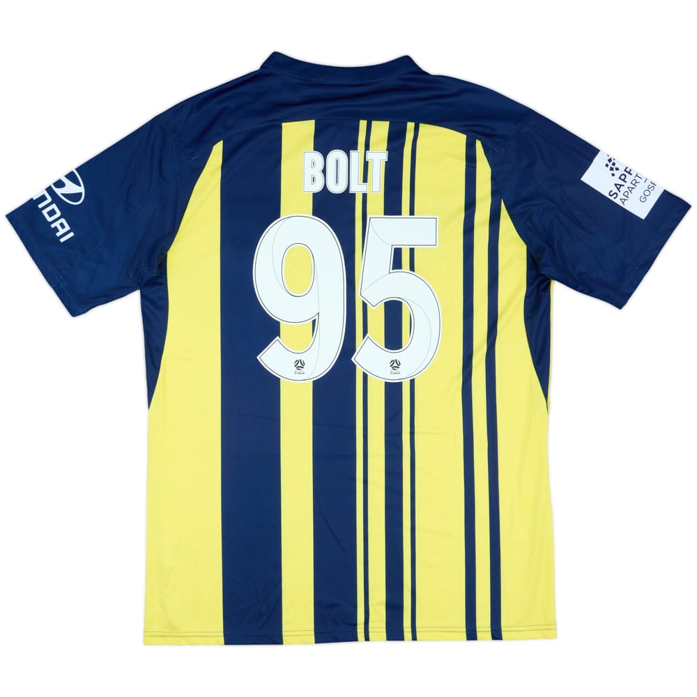 2018-19 Central Coast Mariners Home Shirt Bolt #95 (L)