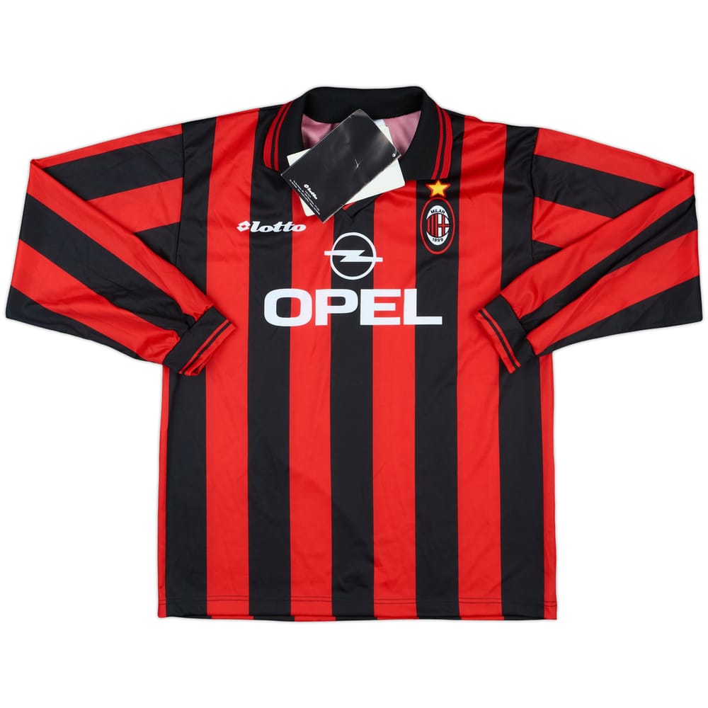 1997-98 AC Milan Basic Home L/S Shirt (L)