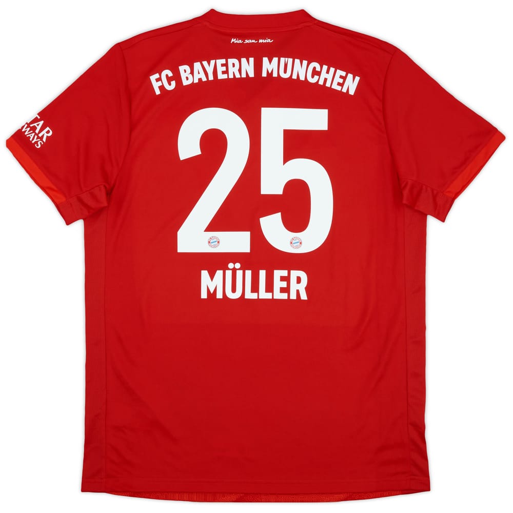 2019-20 Bayern Munich Home Shirt Muller #25 - 8/10 - (L)