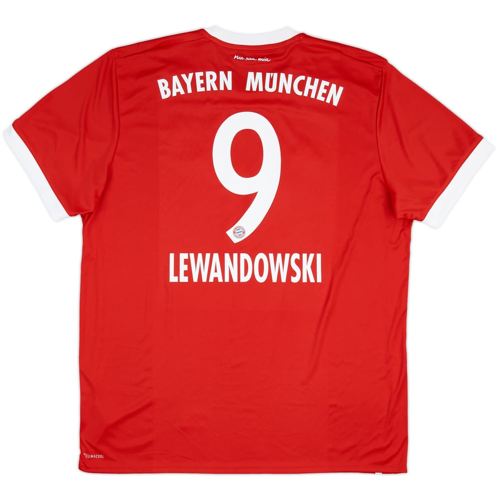 2017-18 Bayern Munich Home Shirt Lewandowski #9 - 10/10 - (XL)