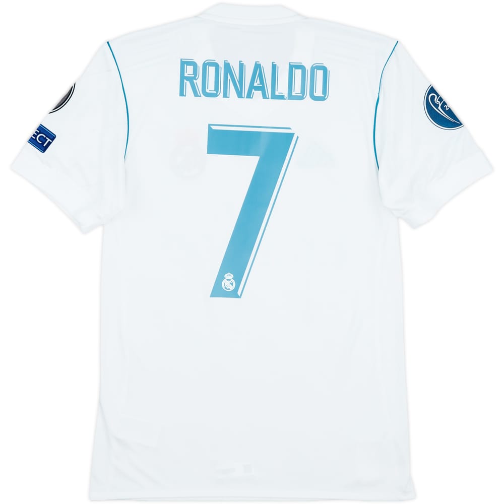 2017-18 Real Madrid Home Shirt Ronaldo #7 - 8/10 - (XS)