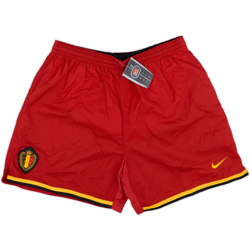 2000-02 Belgium Home Shorts (XL)