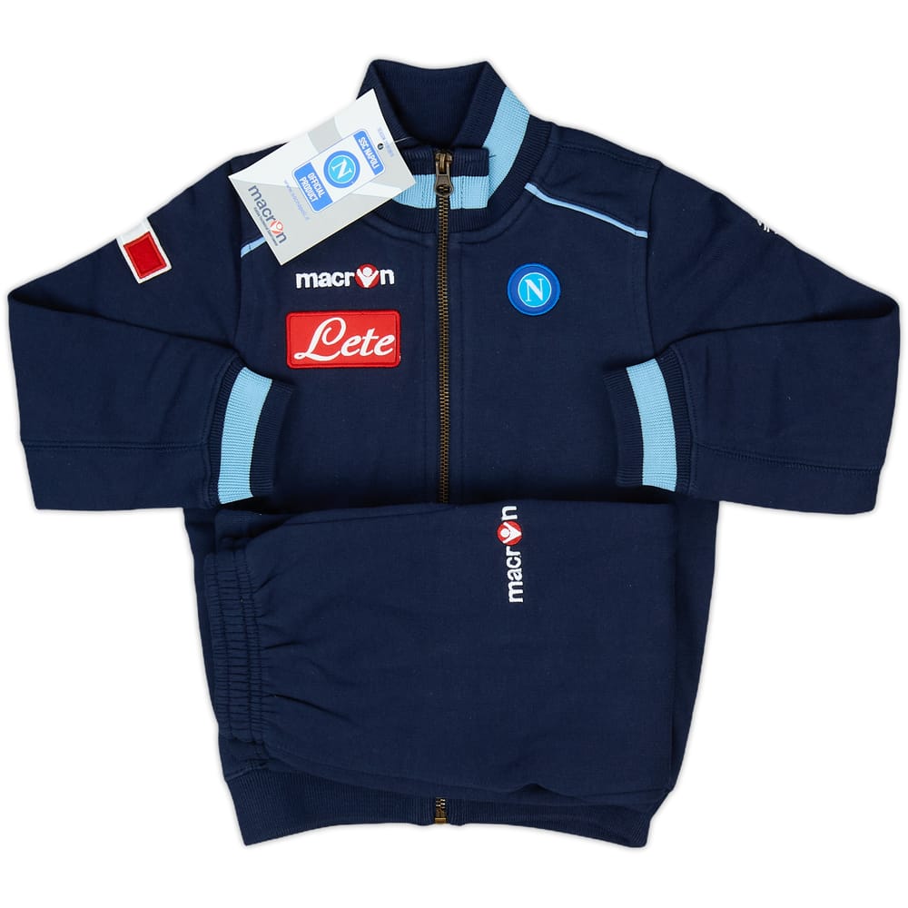 2009-10 Napoli Macron Tracksuit (18-24 Months)