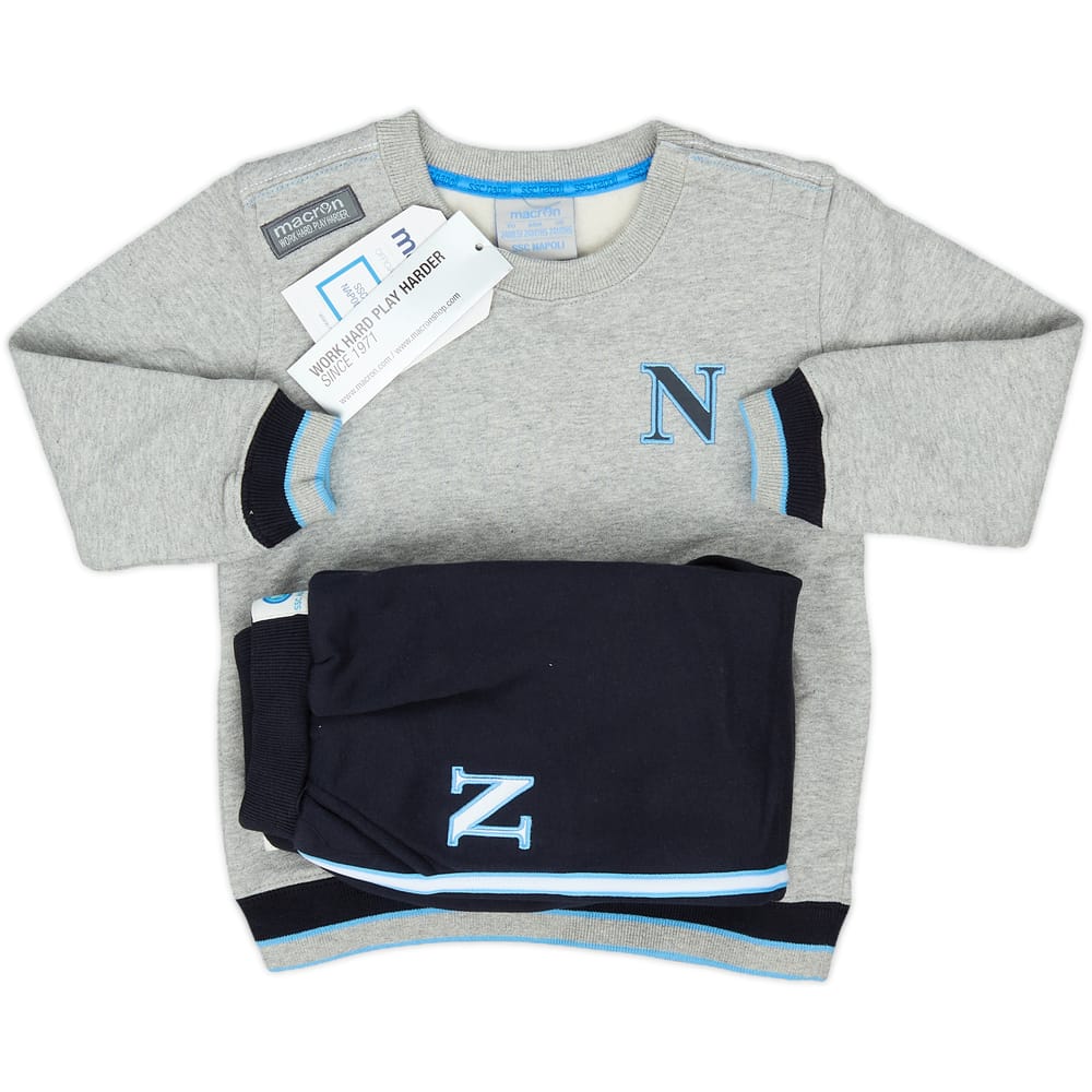 2010-11 Napoli Macron Tracksuit (2-3 Years)