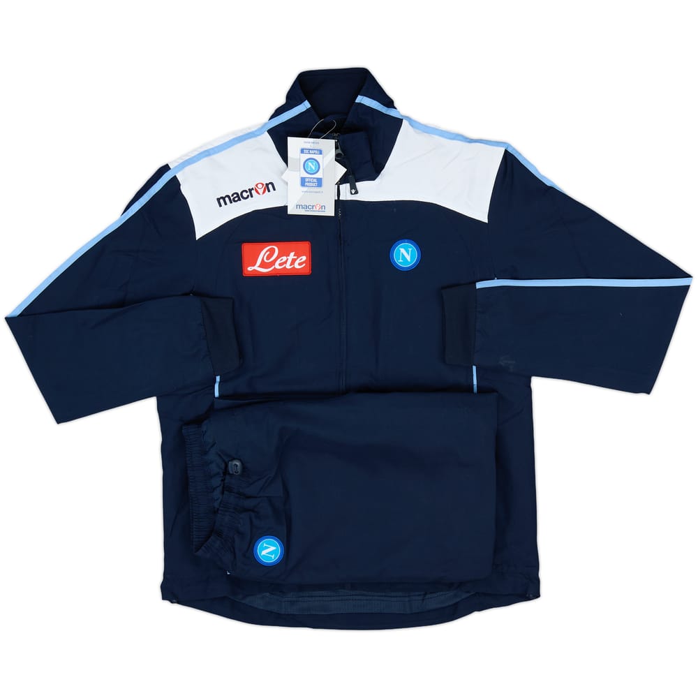2009-10 Napoli Macron Tracksuit (M)