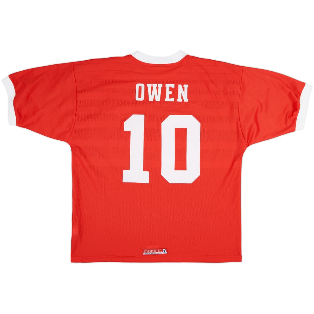1998-00 Liverpool Home Shirt Owen #10 - 7/10 - (XL)