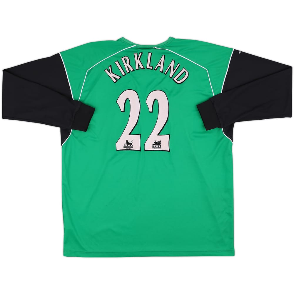 2005-06 Liverpool GK Shirt Kirkland #22 - 4/10 - (XL)