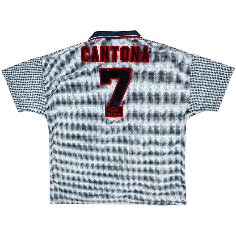 1995-96 Manchester United Away Shirt Cantona #7 - 7/10 - (XXL)